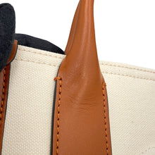 Load image into Gallery viewer, Christian Louboutin BY MY SIDE Tote Natural/Brown1245235 Canvas Leather Size Mini