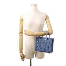将图像加载到图库查看器中,Christian Louboutin Paloma Denim Top Handle Blue3245299 Denim Leather Size Mini
