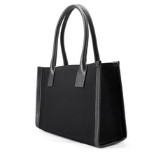 Load image into Gallery viewer, Christian Louboutin By My Side Tote Black1245233 Canvas Leather Size Small