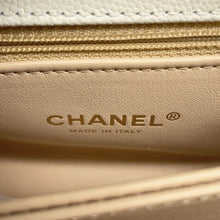 将图像加载到图库查看器中,CHANEL Coco Handle 2WAYHandbag WhiteA92990 Caviar Leather Size XS