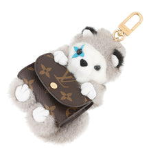 将图像加载到图库查看器中,LOUIS VUITTON Bag Charm - LV Cute Husky Brown/MulticolorM03231 Monogram Fabric Plastic