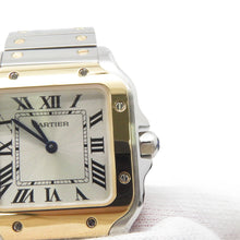 将图像加载到图库查看器中,CARTIER Santos de Cartier watch W34.5mm x H27.0mm Stainless Steel K18YG Silver DialW2SA0033