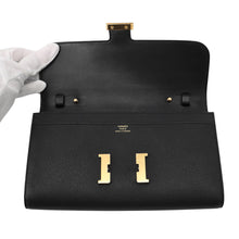 将图像加载到图库查看器中,HERMES Constance to Go Black Epsom