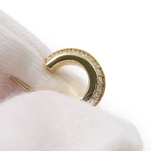 将图像加载到图库查看器中,TIFFANY&Co. T One Hoop Diamond Earrings Size Extra Small69783015 18K Yellow Gold