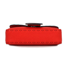 将图像加载到图库查看器中,FENDI Selleria Baguette 2-Way Chain Shoulder Bag Red8BS017 Leather Size Mini