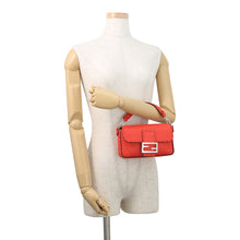 将图像加载到图库查看器中,FENDI Selleria Baguette 2-Way Chain Shoulder Bag Red8BS017 Leather Size Mini