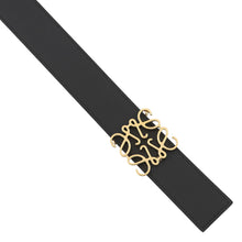 Load image into Gallery viewer, LOEWE Anagram Belt Reversible Size 65/26 Tan/Black Leather