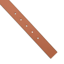 Load image into Gallery viewer, LOEWE Anagram Belt Reversible Size 65/26 Tan/Black Leather