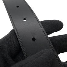 Load image into Gallery viewer, LOEWE Anagram Belt Reversible Size 65/26 Tan/Black Leather