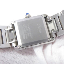 将图像加载到图库查看器中,CARTIER Tank mast SM H29.5mm×W22mm Stainless Steel Silver DialWSTA0051