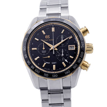 将图像加载到图库查看器中,SEIKO Grand Seiko Sports Collection Chronograph Power Reserve W43.8mm Ceramic Stainless Steel K18YG Navy DialSBGC242