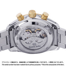 将图像加载到图库查看器中,SEIKO Grand Seiko Sports Collection Chronograph Power Reserve W43.8mm Ceramic Stainless Steel K18YG Navy DialSBGC242