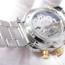 将图像加载到图库查看器中,SEIKO Grand Seiko Sports Collection Chronograph Power Reserve W43.8mm Ceramic Stainless Steel K18YG Navy DialSBGC242