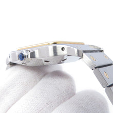 Load image into Gallery viewer, CARTIER Santos Galve LM H40.8mm×W29.0mm Stainless Steel K18YG White Dial81036288