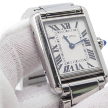 Load image into Gallery viewer, CARTIER Tank mast SM H29.5mm×W22mm Stainless Steel Silver DialWSTA0051