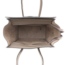 Load image into Gallery viewer, CELINE Luggage micro shopper Greige189793 Leather