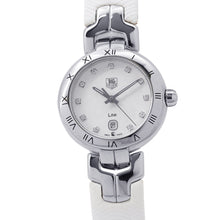将图像加载到图库查看器中,TAG HEUER Link W29mm Stainless Steel Leather White DialWAT1411.FC6316