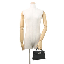 将图像加载到图库查看器中,HERMES Mini Kelly 2 Black Epsom