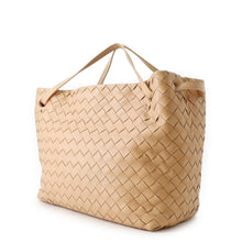 将图像加载到图库查看器中,Bottega Veneta INTRECCIATO Garda Tote Bag Beige600510 Leather Size Large