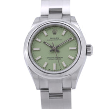 Load image into Gallery viewer, ROLEX Oyster Perpetual W28mm Stainless Steel pistachio Dial276200