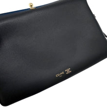 Load image into Gallery viewer, CELINE Trio Flap Shoulder Bag Black10P862O86 Leather