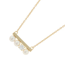 Load image into Gallery viewer, TASAKI Petit Balance Diamond Solo NecklaceP-16743-4-18KYG 18K Yellow Gold