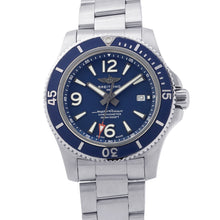 Load image into Gallery viewer, BREITLING Superocean W44mm Stainless Steel Blue DialA17367D81C1A1