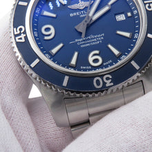 Load image into Gallery viewer, BREITLING Superocean W44mm Stainless Steel Blue DialA17367D81C1A1