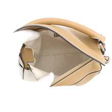 Load image into Gallery viewer, LOEWE Puzzle bag Beige/Brown/WhiteA510U95X34 Leather Size Mini