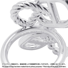 将图像加载到图库查看器中,HERMES Chaine d'Ancre Area 2 Multilink Ring Size 54/#14H126631B SV925