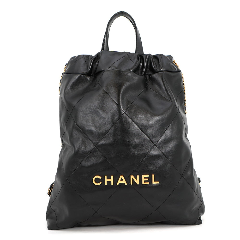 CHANEL CHANEL22 Backpack BlackAS3859-B08037-94305 Shiny Calf Leather S– GALLERY RARE Global Online Store