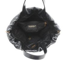 Load image into Gallery viewer, CHANEL CHANEL22 Backpack BlackAS3859-B08037-94305 Shiny Calf Leather Size Small