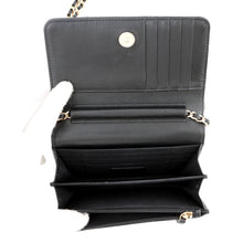 将图像加载到图库查看器中,CHANEL Matelasse Camellia Ribbon Chain Wallet BlackAP1649 Lambskin