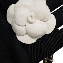 将图像加载到图库查看器中,CHANEL Matelasse Camellia Ribbon Chain Wallet BlackAP1649 Lambskin