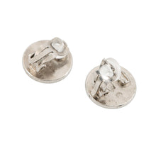 Load image into Gallery viewer, CHANEL CC Logo Earring Black Metal