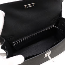 Load image into Gallery viewer, HERMES Kelly Sellier Black Epsom Size 25