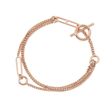将图像加载到图库查看器中,HERMES Echappee Bracelet Size SH 18K Pink Gold
