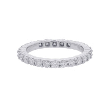 Load image into Gallery viewer, HARRY WINSTON Round Cut Prong Set Full Eternity Ring Size Approximately No. 14WBDPRDS05SP05 Pt950