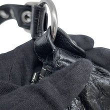 Load image into Gallery viewer, BALENCIAGA Le Cagoule Shoulder Bag Black671309 Leather Size XS