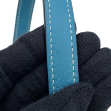 将图像加载到图库查看器中,HERMES Kelly Retourne Blue Jean Evergrain Size 28