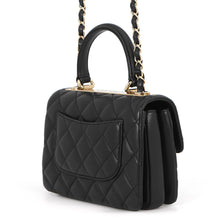 将图像加载到图库查看器中,CHANEL Trendy CC 2WAY Handbag BlackAS4654 Lambskin