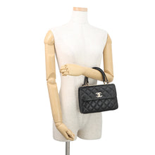 将图像加载到图库查看器中,CHANEL Trendy CC 2WAY Handbag BlackAS4654 Lambskin