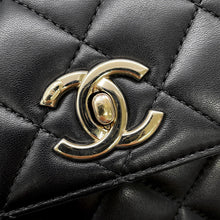 将图像加载到图库查看器中,CHANEL Trendy CC 2WAY Handbag BlackAS4654 Lambskin