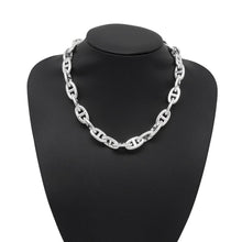 Load image into Gallery viewer, HERMES Chaine d'Ancre Necklace 29 frames Size GM SV925