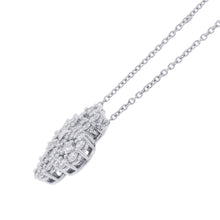 Load image into Gallery viewer, HARRY WINSTON Loop Full Motif Necklace Size SmallPEDPRPSML4C Pt950