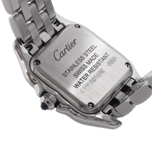 Load image into Gallery viewer, CARTIER PANTHERE de Cartier SM Diamond Bezel H30mm×W22mm Stainless Steel White DialW4PN0007