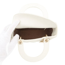 Load image into Gallery viewer, Dior Lady Dior My ABC Cannage Latte WhiteM0538OCAL_M030 Lambskin Size Small