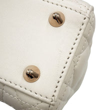 Load image into Gallery viewer, Dior Lady Dior My ABC Cannage Latte WhiteM0538OCAL_M030 Lambskin Size Small