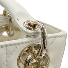 Load image into Gallery viewer, Dior Lady Dior My ABC Cannage Latte WhiteM0538OCAL_M030 Lambskin Size Small