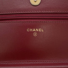 将图像加载到图库查看器中,CHANEL Chain wallet Red/MulticolorAP0250 Tweed